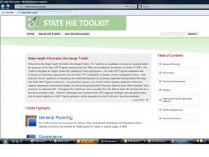 State HIE Toolkit